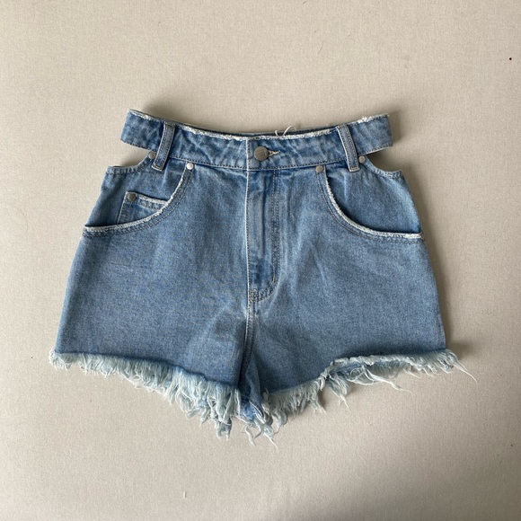 Princess Polly Pants - Twiin Fortune Denim Shorts